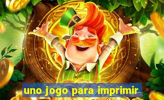 uno jogo para imprimir